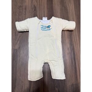 Baby Merlin's Magic Sleepsuit Small 3-6 Months Infant Swaddle Sleep Yellow